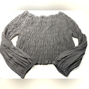 Y2K Elegant ruched blouse